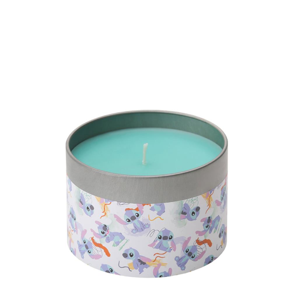 Disney Stitch Coral Flower & Pineapple Tin Candle Extra Image 1